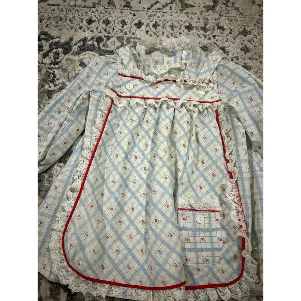 Her Majesty‎ Vintage Girls Floral Dress Size 3t Made In USA